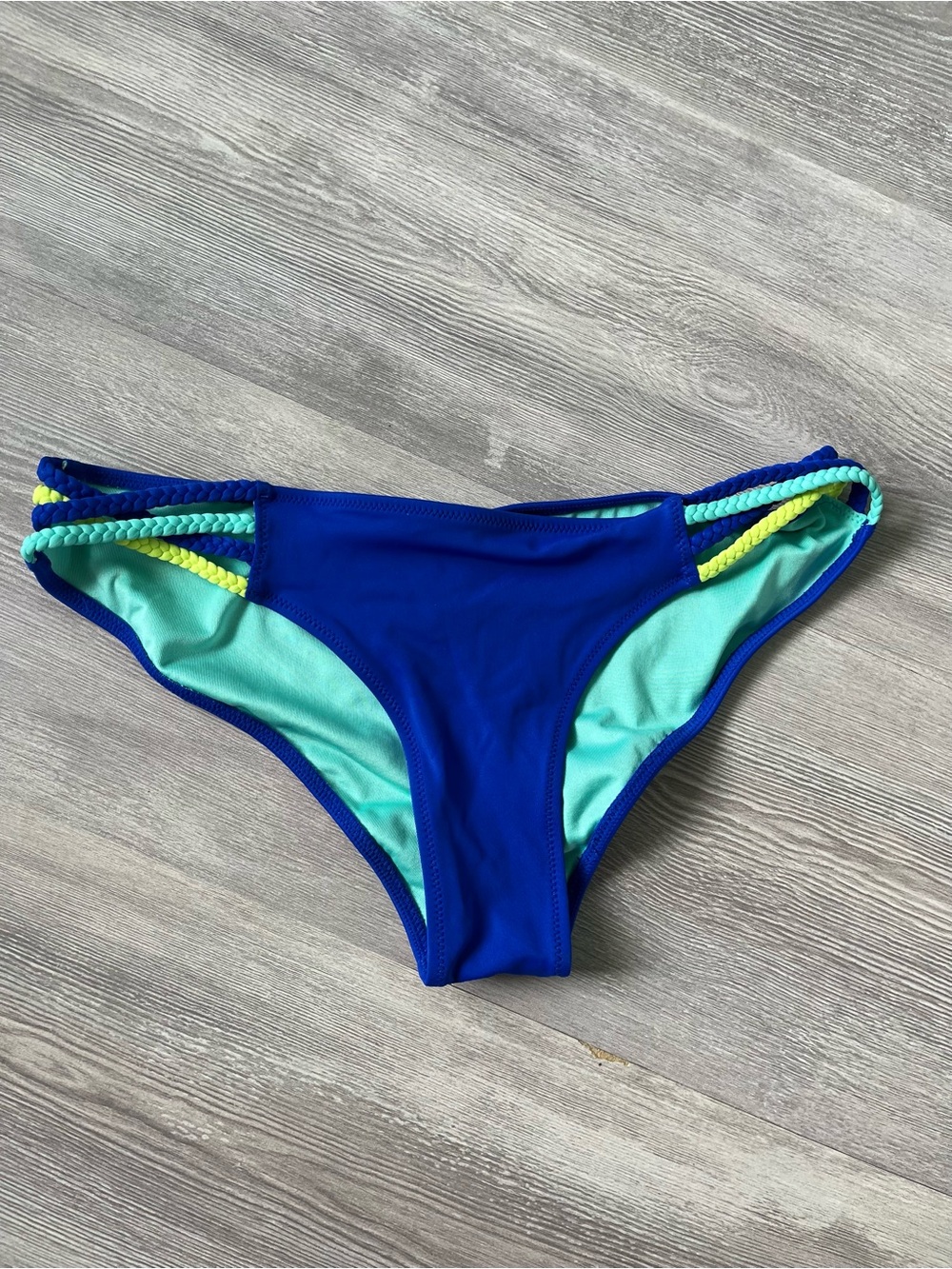 Victoria’s Secret blue bikini bottom size small